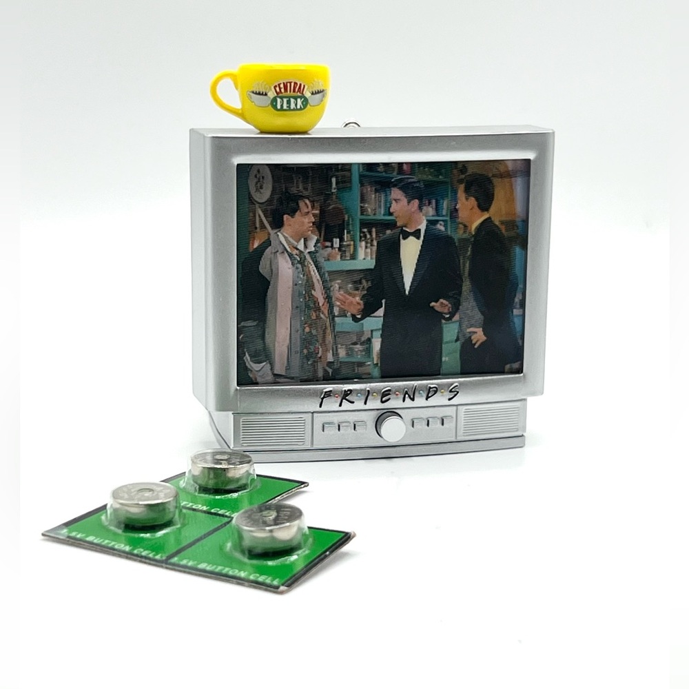 Hallmark Keepsake Friends TV Ornament - Silver and Yellow